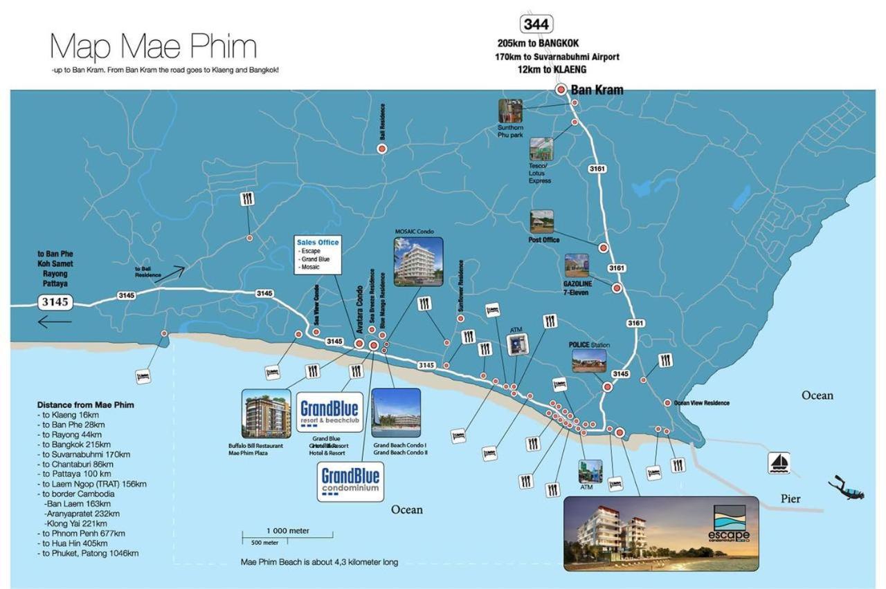 Grandblue Condominium 201 Mae Phim Bagian luar foto